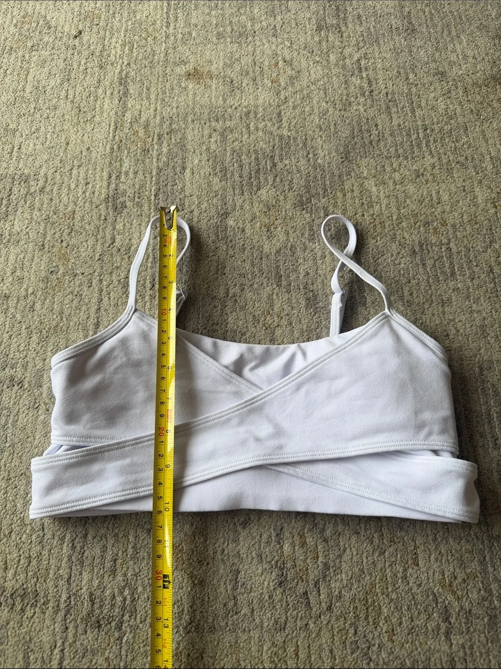 ALO Yoga Enso White Bralette Top